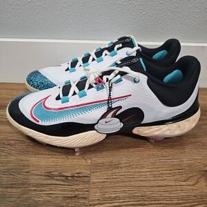 NIKE Alpha Huarache Elite 4 Low Metal Baseball Cleats Men Sz 14 Paul Goldschmidt